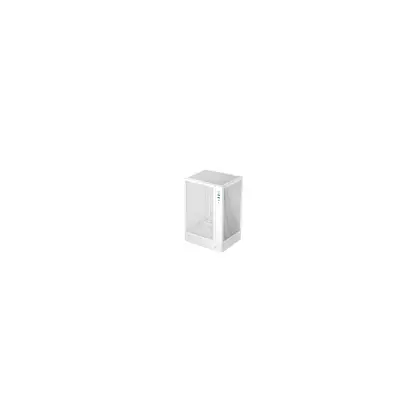 Корпус DeepCool CH170 DIGITAL WH [Mini Tower, Без вентиляторов, белый]