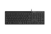 Клавиатура A4Tech Fstyler FX72 BLACK [мембранная, проводная, черная]