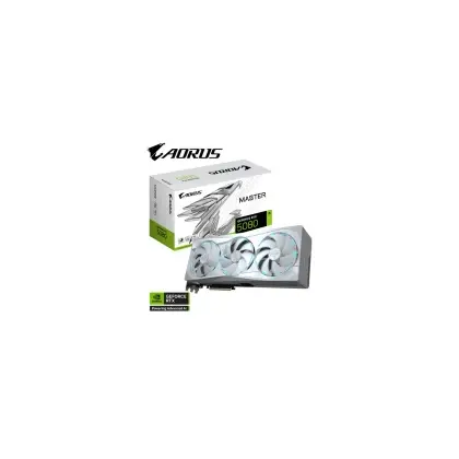 Видеокарта Gigabyte RTX 5080 MASTER ICE (GV-N5080AORUSM ICE-16GD) [16 ГБ, GDDR7, 256 бит, HDMI, DisplayPort (3 шт)]