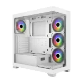 Корпус FSP M340 (M340-WA) [Midi Tower, 4x 120 мм ARGB, белый]