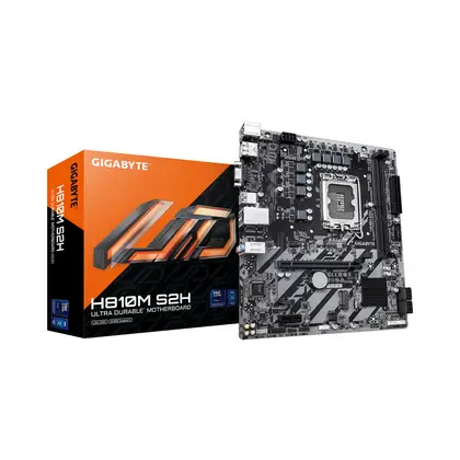 Материнская плата Gigabyte H810M S2H [LGA 1851, Intel H810, 2xDDR 5, 1xM.2, 1xPCI-E x16, Micro-ATX]