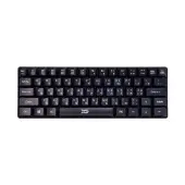 Клавиатура XG Pixel Master [мембранная, проводная, RGB подсветка, черная]