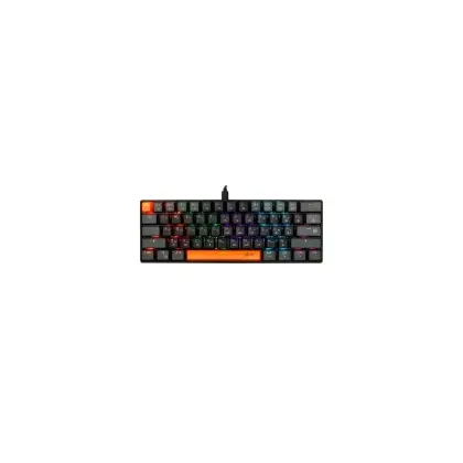 Клавиатура Defender Apex GK-002 (45002) [Механическая, проводная, клавиш - 61, подсветка, серая]