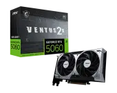 Видеокарта MSI GeForce RTX 5060 8G VENTUS 2X OC (G5060-8V2C) [8 ГБ, GDDR7, 128 бит, HDMI, DisplayPort (3 шт)]