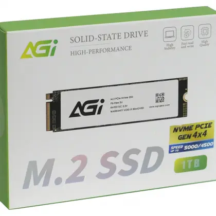 SSD-накопитель AGI AI818 (AGI1T0G43AI818-CB) [1 ТБ, M.2, PCI-E, 4700/2800 МБ/с]