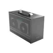 Корпус PCCooler I100 PRO MESH GY, Mini Tower, Без вентиляторов, серый