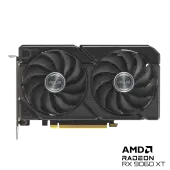 Видеокарта Asus Radeon RX 9060 XT Dual 8G (DUAL-RX9060XT-8G) [8 ГБ, GDDR6, 128 бит, HDMI, DisplayPort (2 шт)]