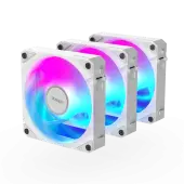 Комплект вентиляторов для корпуса Gigabyte AORUS EZ CHAIN FAN 120 ICE (3-Pack) [120 мм, 2000 об/мин, 60 CFM, 29 dBA, PWM]