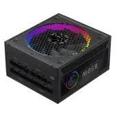 Блок питания GameMax RGB PRO 850G (2141-0850B0019) [850 Вт, 80 PLUS Gold, 8x SATA, 1 x 16 pin (12VHPWR), 3 x 6+2 pin PCIe, 2x 4+4 pin CPU, ATX]