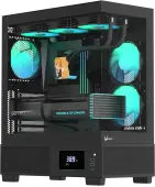 Корпус Formula V Crystal E1 Floe [Midi Tower, 3 x 120мм Floe ARPW, черный]
