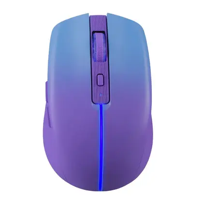 Мышь Defender Mystery MM-301 (52301) [беспроводная, светодиодная, 1600 DPI, 125 Гц, подсветка, фиолетовый]