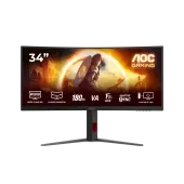 Монитор AOC CU34G4/01 [34", VA, 3440x1440, 180 Гц, 0.5 мс, HDMI x2, DisplayPort]