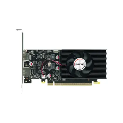 Видеокарта Afox GT1030 2GB D5 LP Single Fan (AF1030-2048D5L5-V4) [2 ГБ, GDDR5, 64 бит, HDMI, DisplayPort]