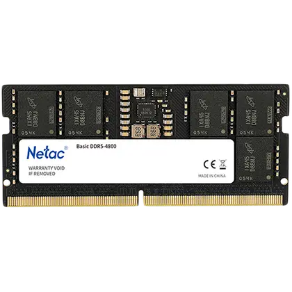 Оперативная память для ноутбука Netac Basic (NTBSD5N48SP-16) [16 ГБ, DDR 5, 4800 МГц, 1.1 В]