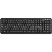 Клавиатура Canyon HKB-W20 (CNS-HKBW02-RU) [мембранная, беспроводная, черная]