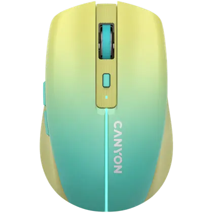 Мышь Canyon MW-44 (CNS-CMSW44UA) [беспроводная, светодиодная, 1600 DPI, желтый]