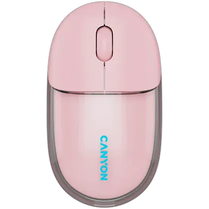 Мышь Canyon OnClick 24 (CNS-CMSW24P) [беспроводная, светодиодная, 1200 DPI, 125 Гц, розовый]
