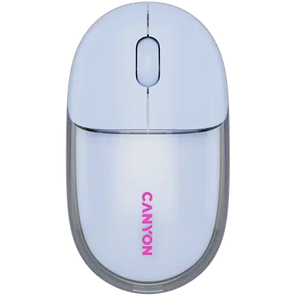 Мышь Canyon OnClick 24 (CNS-CMSW24BL) [беспроводная, светодиодная, 1200 DPI, 125 Гц, голубая]