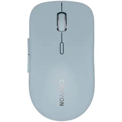 Мышь Canyon MW-12 (CNS-CMSW12BL) [беспроводная, светодиодная, 2400 DPI, голубой]