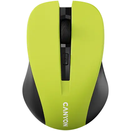 Мышь Canyon MW-1 (CNE-CMSW1Y) [беспроводная, светодиодная, 1600 DPI, желтый]