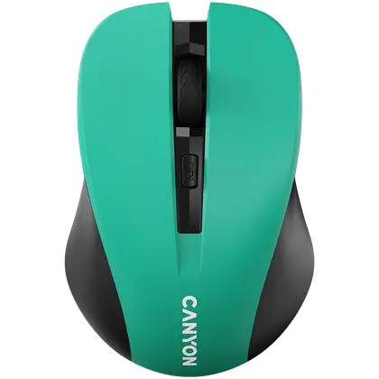 Мышь Canyon MW-1 (CNE-CMSW1GR) [беспроводная, светодиодная, 1600 DPI, зеленая]