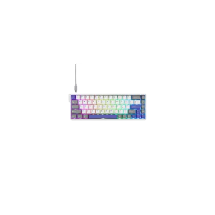 Клавиатура Aula WIN68 (WIN68HE MAX GWB) [механическая, проводная, RGB подсветка, Greywood Magnetic Switch, белая]