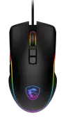 Мышь MSI FORGE GM300 [проводная, светодиодная, 7200 DPI, подсветка, черная]
