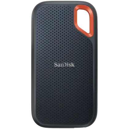Внешний SSD-накопитель SanDisk Extreme Portable SSD (SDSSDE61-2T00-G25) [2 ТБ, USB 3.2 Gen 2 Type C, 1050/1000 МБ/с]