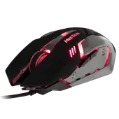Мышь MeeTion M915 (MT-M915 Black) [проводная, светодиодная, 2400 DPI, 250 Гц, подсветка, черная]