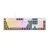 Клавиатура Defender Dasher GK-472 (45472) [мембранная, проводная, RGB подсветка, белая]