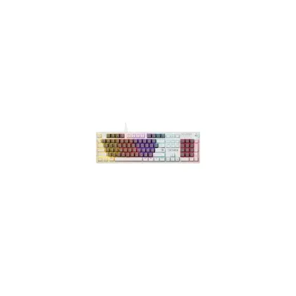 Клавиатура Defender Dasher GK-472 (45473) [мембранная, проводная, RGB подсветка, белая]