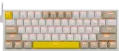 Клавиатура Redragon Fizz (72596) [механическая, проводная, RGB подсветка, Redragon + Red, белая]