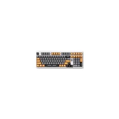 Клавиатура MCHOSE UT98 (UT98-3) [механическая, проводная + беспроводная, RGB подсветка, Icy Creamsicle Switch, коричневая]