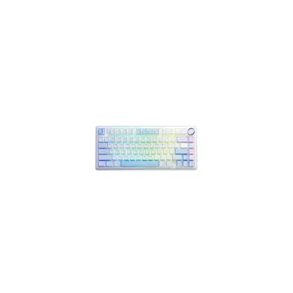 Клавиатура Aula F75 [механическая, проводная + беспроводная, RGB подсветка, белая]