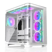 Корпус Raijintek ATREUS BT7 [Midi Tower, 7 x 120 мм ARGB, белый]