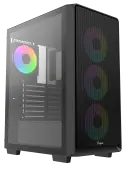 Корпус Ocypus Gamma C60 ARGB (Gamma-C60-BKG400XX-GL) [Midi Tower, 4 x 120 мм ARGB, черный]