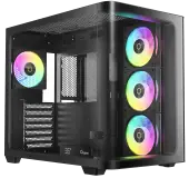 Корпус Ocypus Iota C70 Curve (Iota-C70-BKD400CD-GL) [Midi Tower, 4 x 120 мм ARGB, черный]