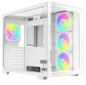 Корпус Ocypus Iota C70 Curve (Iota-C70-WHD400CD-GL) [Midi Tower, 4 x 120 мм ARGB, белый]