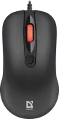 Мышь Defender Omega MB-522 [проводная, светодиодная, 1600 DPI, 125 Гц, черная]