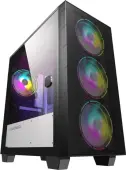 Корпус GameMax Aero mini Black (1110-6607R0017) [Mini Tower, 3 x 120x120 мм, черный]