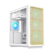 Корпус Gembird F45 WW White (1116-4045R0002) [Midi Tower, 3 x 120x120 мм, белый]