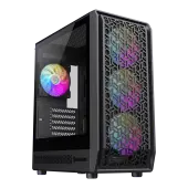 Корпус Gembird Forge COC Black (1117-3701R0005) [Mini Tower, 2 x 140x140 мм, черный]