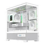 Корпус GameMax VISTA 2 MW (9101-0600R0017) [Midi Tower, 1 x 120 мм, белый]