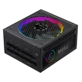 Блок питания GameMax RGB PRO 750G Gold (2141-0750B0018) [750 Вт, 80 PLUS Gold, 8x SATA, 1 x 16 pin (12VHPWR), 4 x 6+2 pin PCIe, 2x 4+4 pin CPU, ATX]