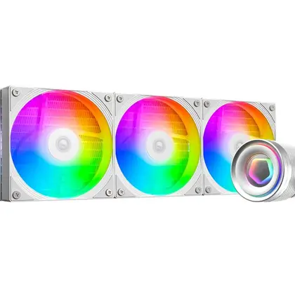 Система охлаждения ID-Cooling FX360 INF WHITE [TDP - 350 Вт, 120 мм, 2000 об/мин, 27.2 дБ, 4 pin]