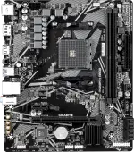 Материнская плата Gigabyte A520M H ARGB [AM4, AMD A520, 2xDDR 4, 1xM.2, 1xPCI-E x16, Micro-ATX]