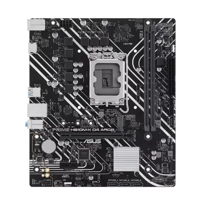 Материнская плата Asus PRIME H610M-K D4 ARGB [LGA 1700, Intel H610, 2xDDR 4, 1xM.2, 1xPCI-E x16, Micro-ATX]