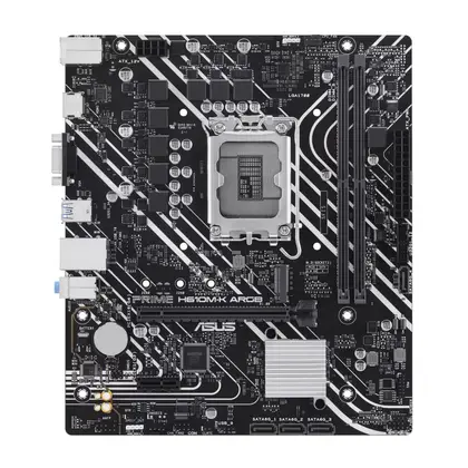 Материнская плата Asus PRIME H610M-K ARGB [LGA 1700, Intel H610, 2xDDR 5, 1xM.2, 1xPCI-E x16, Micro-ATX]