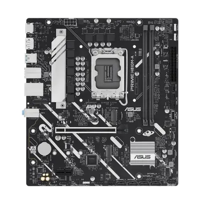 Материнская плата Asus PRIME H810M-A-CSM [LGA 1851, Intel H810, 2xDDR 5, 2xM.2, 1xPCI-E x16, Micro-ATX]