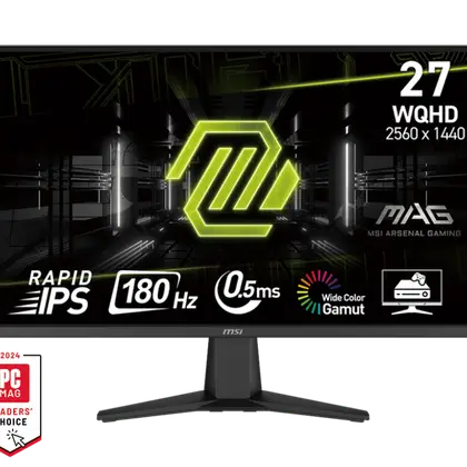 Монитор MSI MAG 275QF [27", IPS, 2560x1440, 180 Гц, 0,5 мс, HDMI x2, DisplayPort]